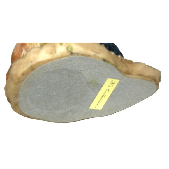 Police Officer & German Shepherd Figurine Hand-Painted Resin Collectible Vintage - Picture 5 of 5